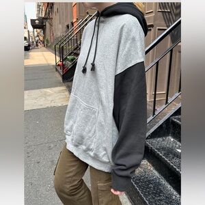 Brandy Melville two toned hoodie
